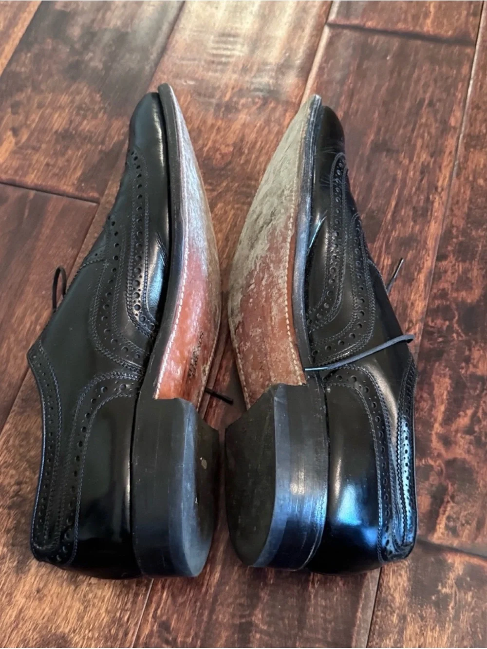 ALLEN EDMONDS McAllister Wingtip Oxford Dress Shoe Sz 11A